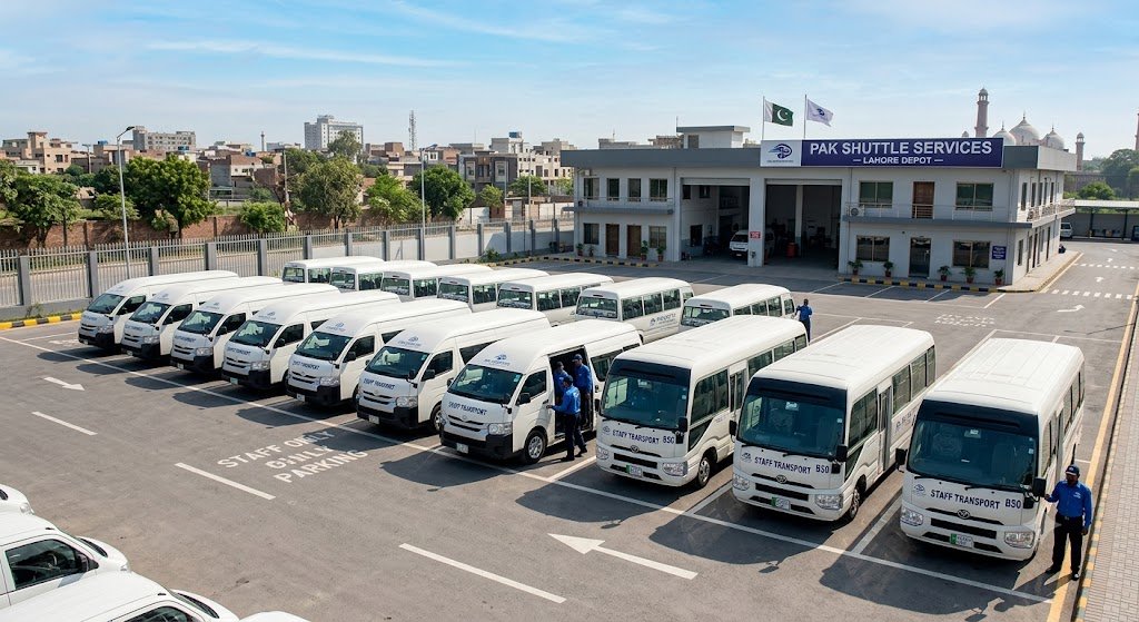Staff Transportation Services with Real-Time Fleet Management